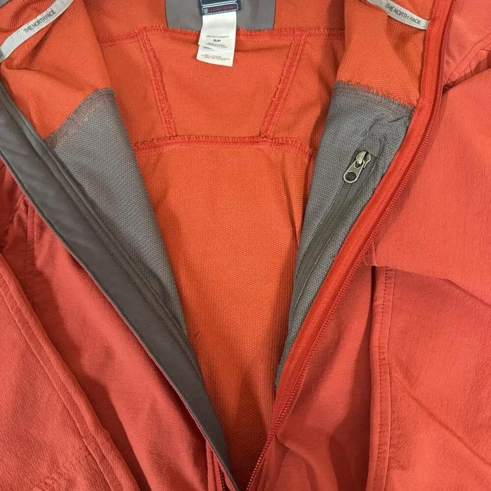 The North Face Flight Series Jacket Men's Size Small Orange Lightweight Full Zip